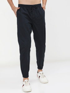 HIGHLANDER Regular Fit Men Dark Blue Trousers