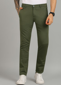 KILLER Slim Fit Men Green Trousers