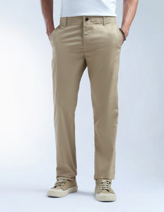 FLYING MACHINE Straight Fit Men Brown Trousers