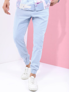 HIGHLANDER Slim Fit Men Blue Trousers