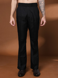 VIVA Flared Black Trousers for Men - Image 6