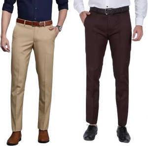 Macberrys Regular Fit Men Multicolor Trousers