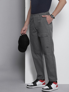 The Indian Garage Co. Men Grey Trousers Regular Fit - Image 6