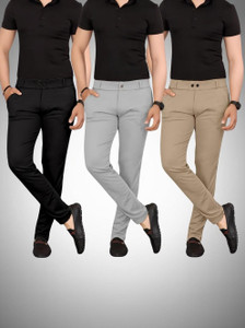 Chartou Regular Fit Men Multicolor Trousers