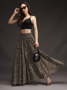 Emeros Flared Women Multicolor Trousers