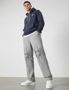 Unifringe Regular Fit Men Grey Trousers