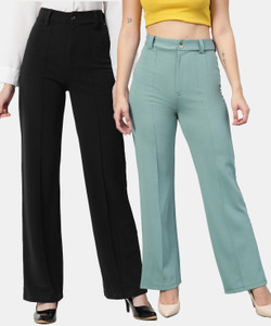 KOTTY Regular Fit Women Multicolor Trousers