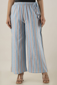 KANCHUK Flared Women Multicolor Trousers
