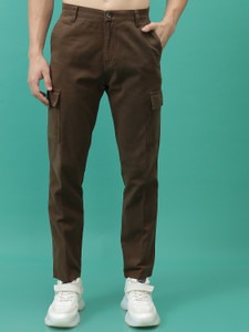 HIGHLANDER Regular Fit Men Brown Trousers