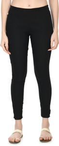 City Fashion Regular Fit Women Black Trousers