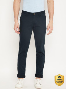 DUKE Slim Fit Men Green Trousers