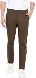 CANTABIL Regular Fit Men Green Trousers