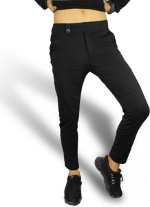 SK Clasy Slim Fit Men Black Trousers
