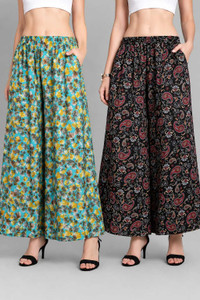 Thumba Loose Fit Women Green, Black Trousers