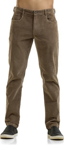 BELANO Slim Fit Men Brown Trousers