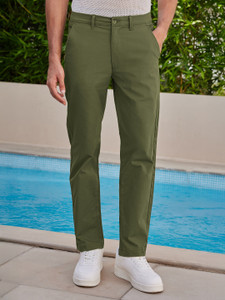 Zeyo Men Regular Fit Men Green Trousers