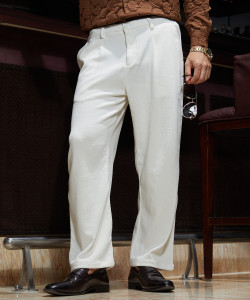 CAHOOT Regular Fit Men White Trousers