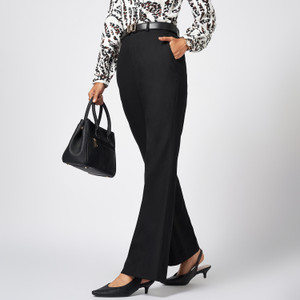 Annabelle by Pantaloons Regular Fit Women Black Trousers
