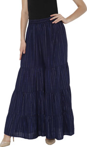 TNQ Regular Fit Women Dark Blue Trousers