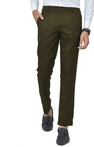 Macberrys Regular Fit Men Brown Trousers