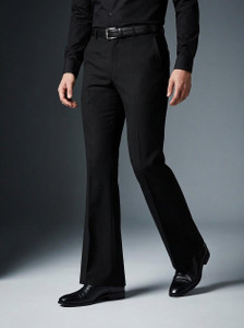 LOVRIN Regular Fit Men Black Trousers