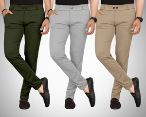 Chartou Regular Fit Men Multicolor Trousers