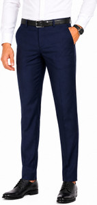 AWOL Regular Fit Men Blue Trousers