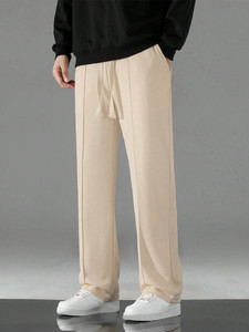 COMBRAIDED Men Beige Track Pants - Image 5