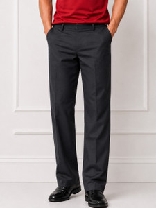 Bootcut Men Black Trousers - Image 6