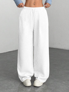 METRONAUT Loose Fit Women White Trousers