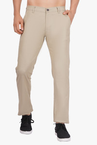 FLAKED Regular Fit Men Khaki Trousers
