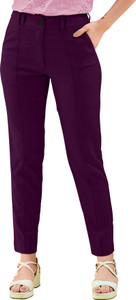 Dhruvil Impex Comfort Fit Women Purple Trousers