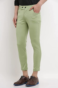WOMEN MODE Regular Fit Men Khaki Trousers