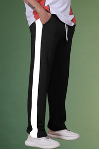 Yazole Relaxed Men Black Trousers