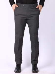 Style Culture Regular Fit Men Grey Trousers