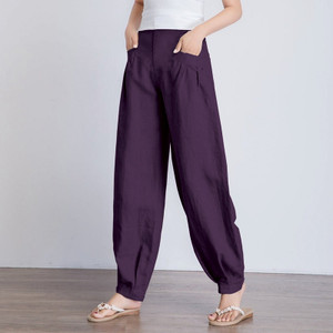 SRK COLLECTION Relaxed Women Purple Trousers