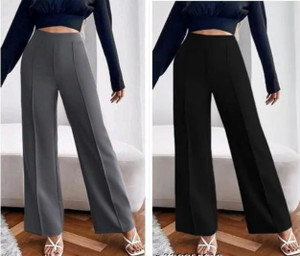 SRG ECOM Relaxed Women Grey, Black Trousers