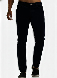 BELANO Slim Fit Men Dark Blue Trousers