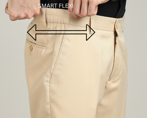 METRONAUT Slim Fit Men Beige Trousers