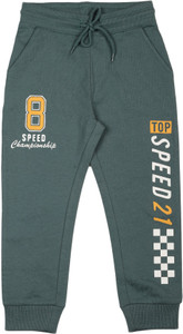 Plum Tree Relaxed Boys Green Trousers