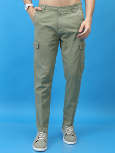 HIGHLANDER Regular Fit Men Green Trousers