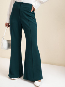 Tokyo Talkies Regular Fit Women Blue, Blue Trousers