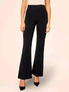 TUSI Regular Fit Women Black Trousers