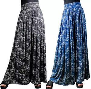 MMTEXTILES Relaxed Women Black, Blue Trousers