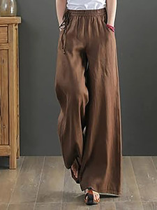 KOTTY Relaxed Women Brown Trousers