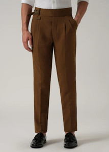 ARBIA FUNKI Regular Fit Men Brown Trousers