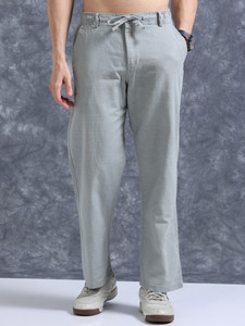 Roadster Relaxed Men Light Blue Trousers