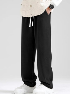 Rajovati Loose Fit Men Black Trousers - Image 6