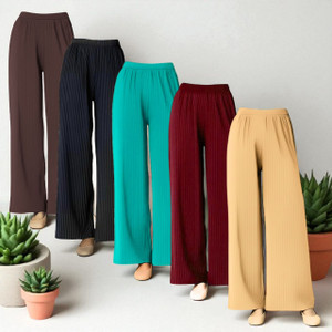 Firdous Comfort Fit Women Multicolor Trousers