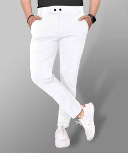 METRONAUT Regular Fit Men White Trousers